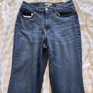 Warp + Weft Medium Wash Straight Leg Jeans